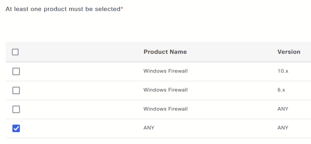 Cisco ISE Posture firewall condition