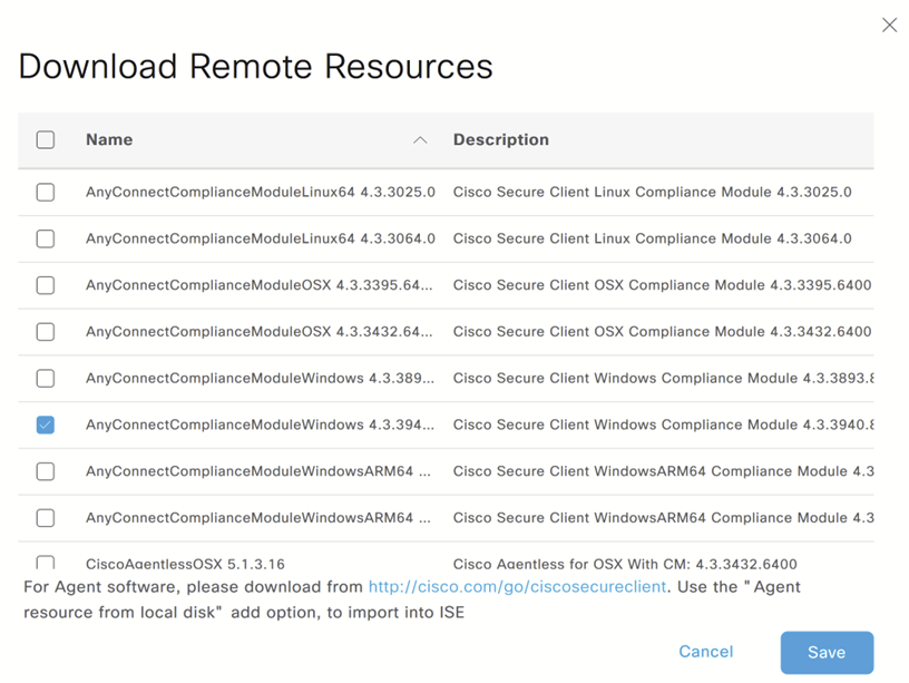 Posture Download remote resources