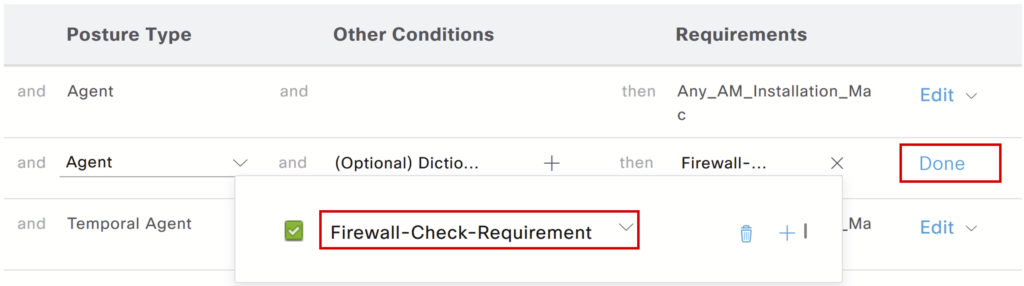 Cisco ISE Posture Policy 2