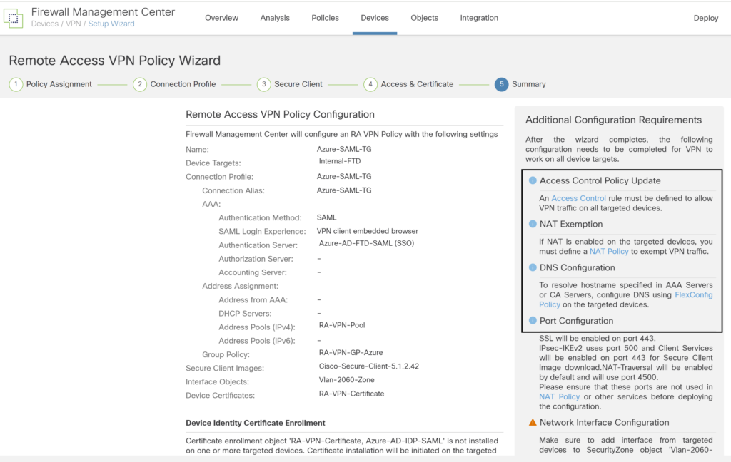 policy summary