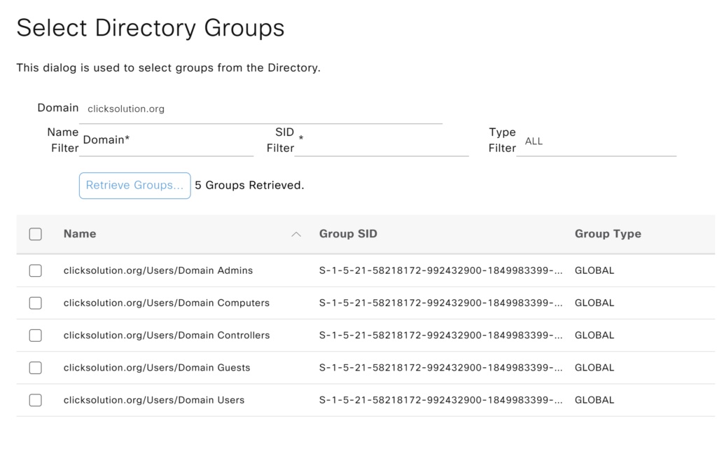 select group sid