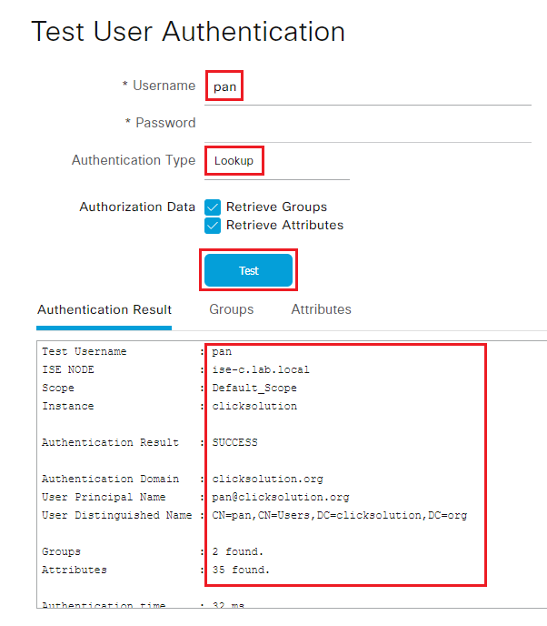 ise ad use test