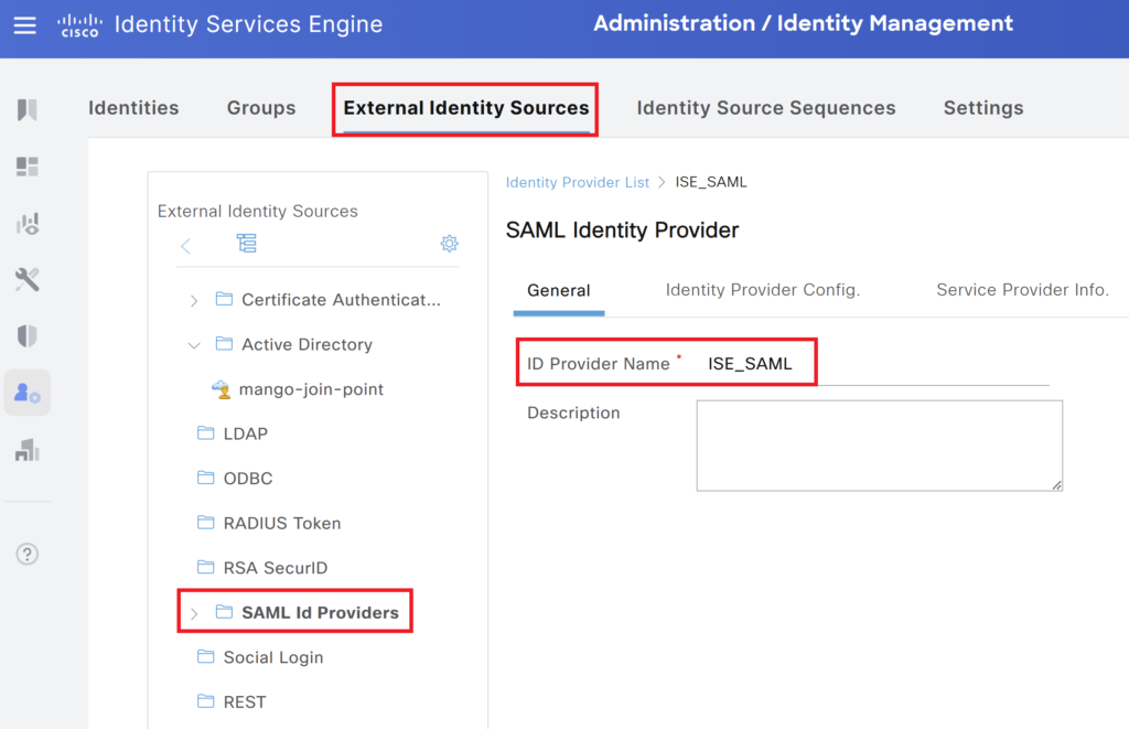 Cisco ISE SAML Integration